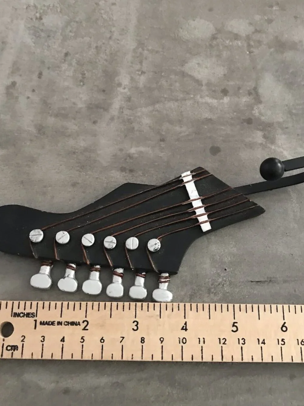 Guitar Wall Hooks Decorative Music Rock Musician Man Cave Metal Key Hook Pop Art